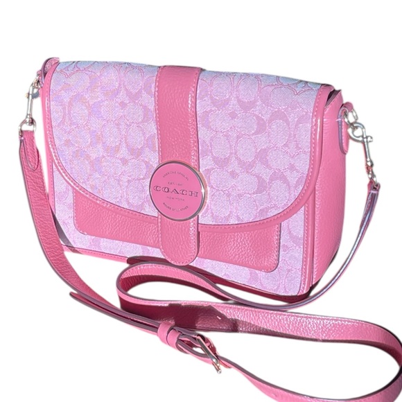 Coach Handbags - COACH SIGNATURE MONOGRAM CROSSBODY BAG